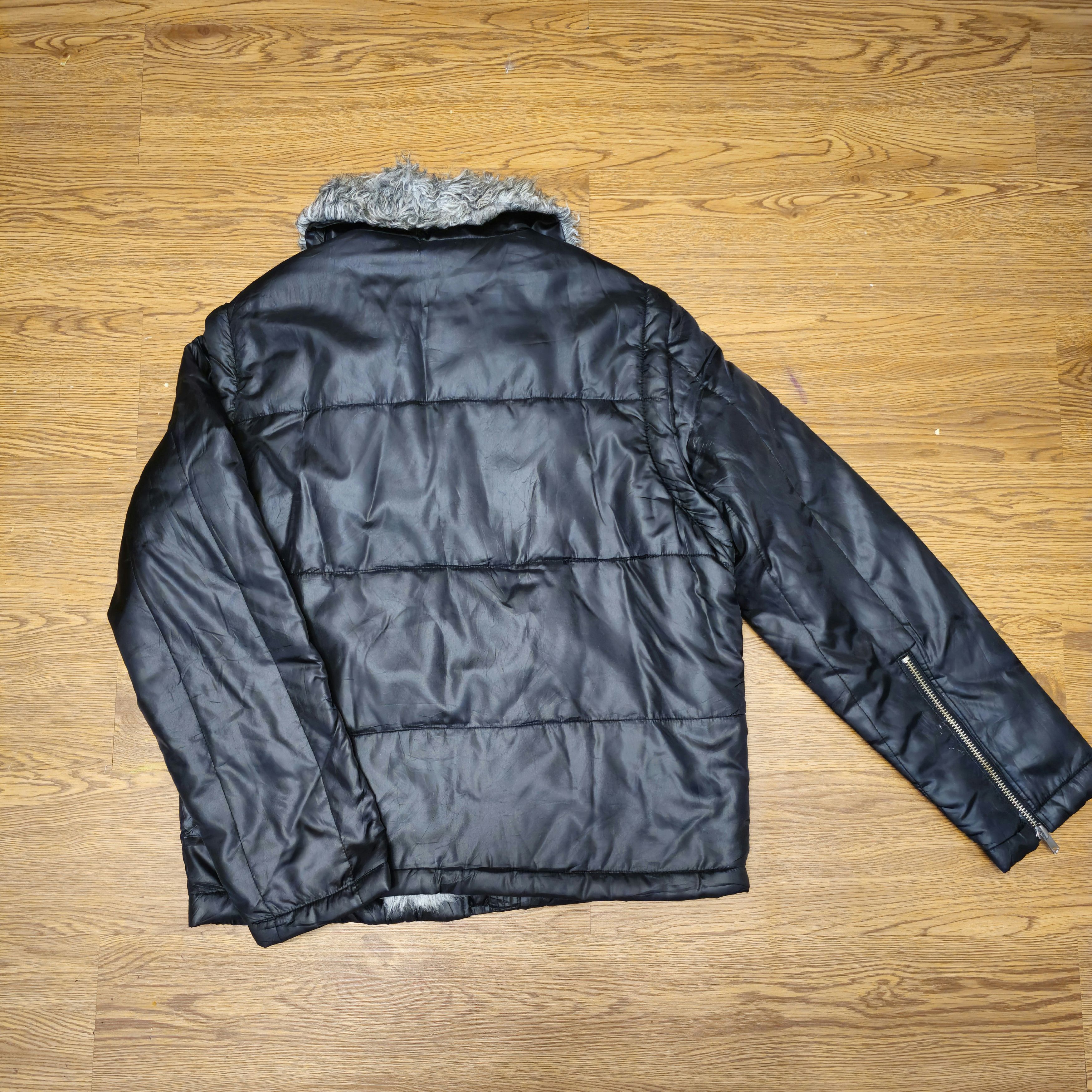 Tornado Mart Vintage Evolution Faux Fur Neck Puffer Jacket Size US L / EU 52-54 / 3 - 8 Thumbnail