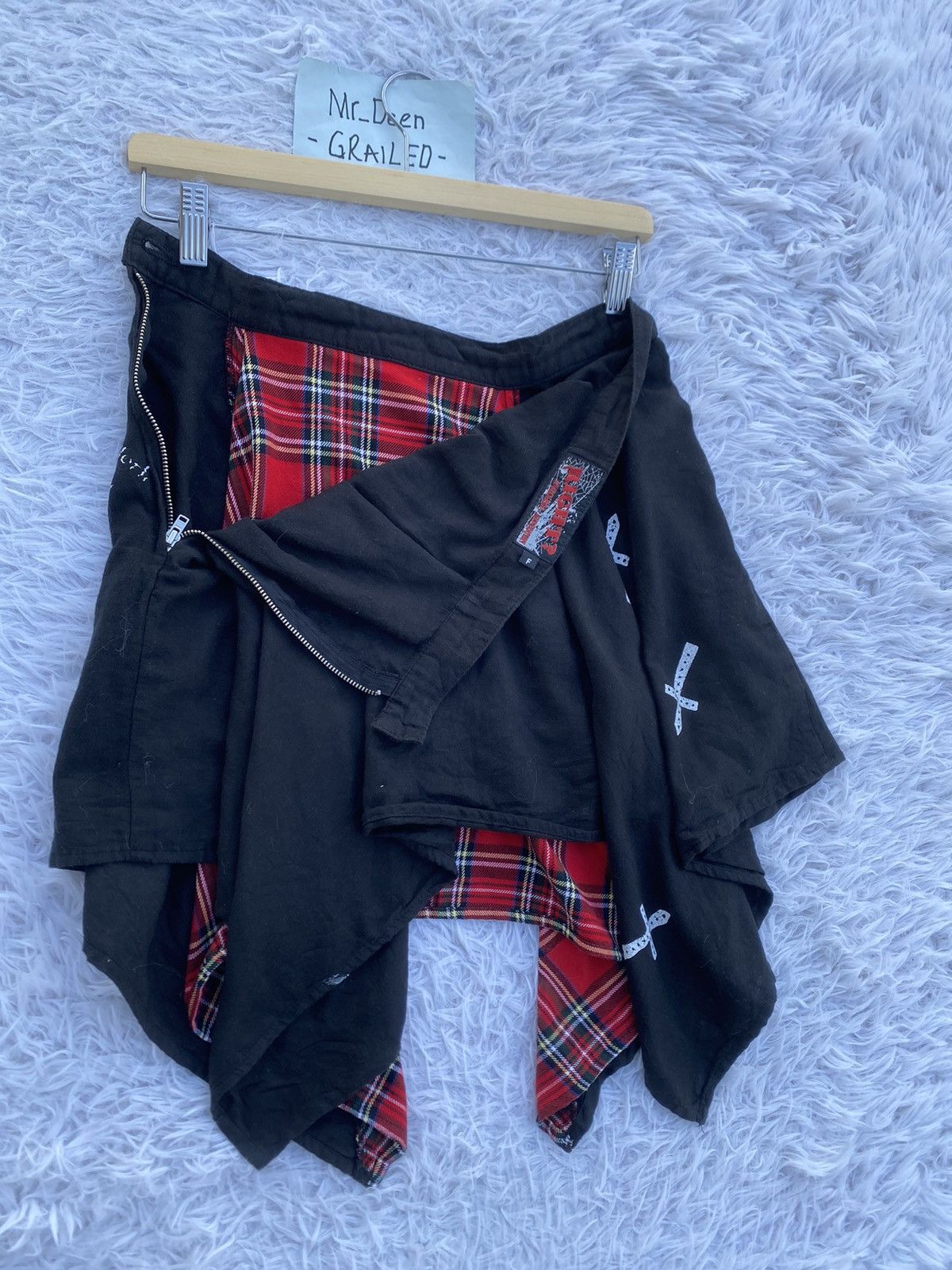 Japanese Brand Rare Vintage Anarchyism Keystation Japanese Brand Skirt Size 29" - 13 Thumbnail