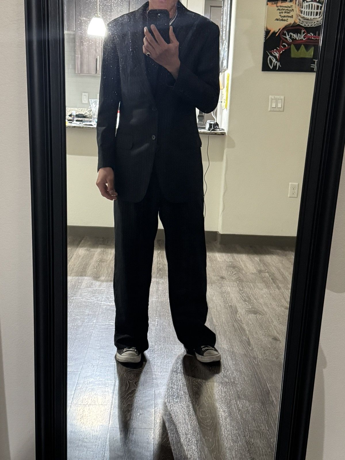 Gucci Tom Ford Era Gucci pinstripe flare suit Size 46R - 11 Thumbnail