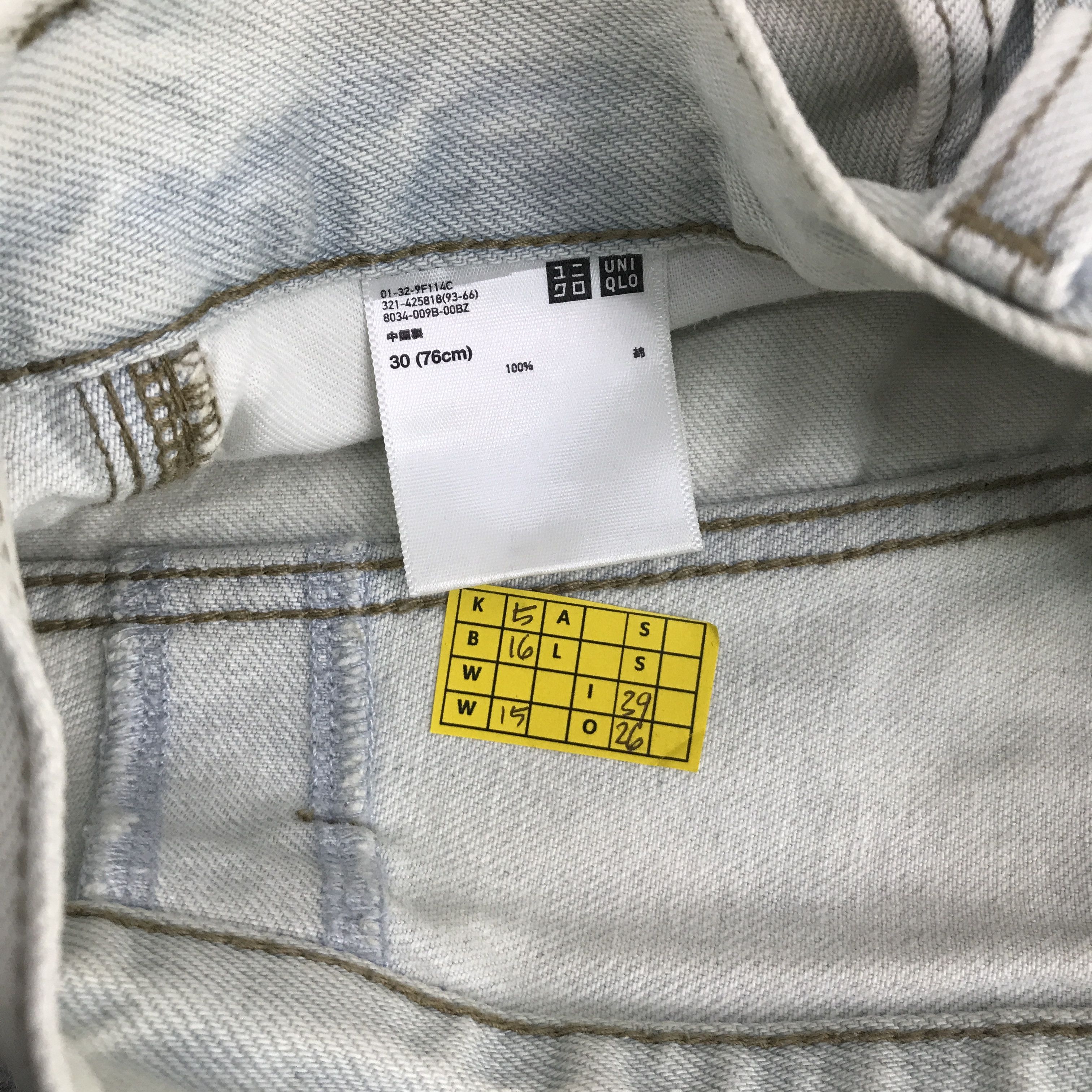 JW Anderson × Uniqlo Jw Anderson x uniqlo baggy Distressed jean pants Size US 30 / EU 46 - 16 Thumbnail