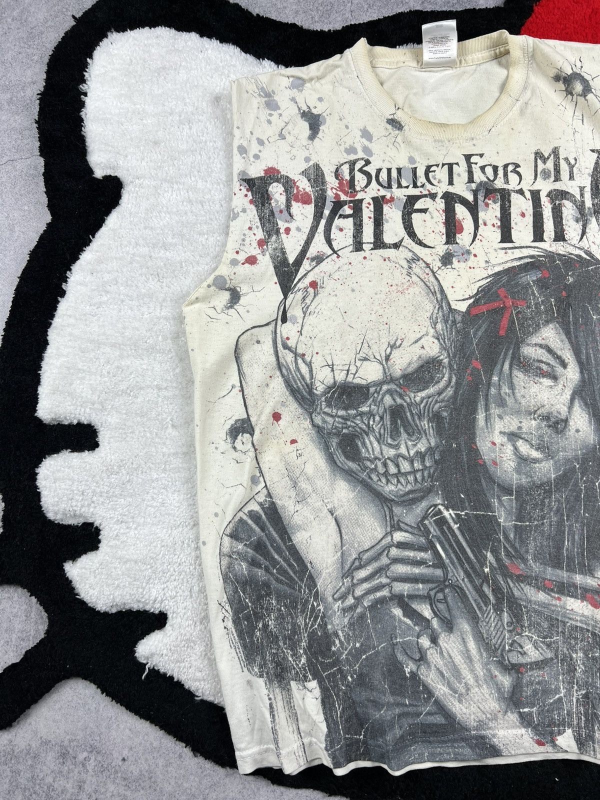 Band Tees T2K Bullet For Valentine Vintage Skulls Grunge Tee Tank Top Size US L / EU 52-54 / 3 - 2 Thumbnail