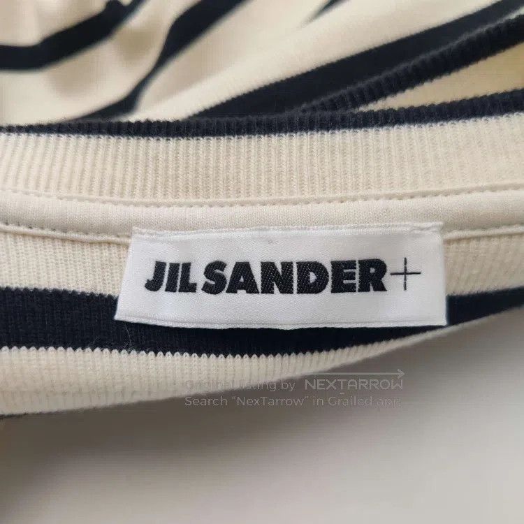 Jil Sander Jil Sander Cotton contrast striped crew neck T-shirt Size M / US 6-8 / IT 42-44 - 4 Thumbnail
