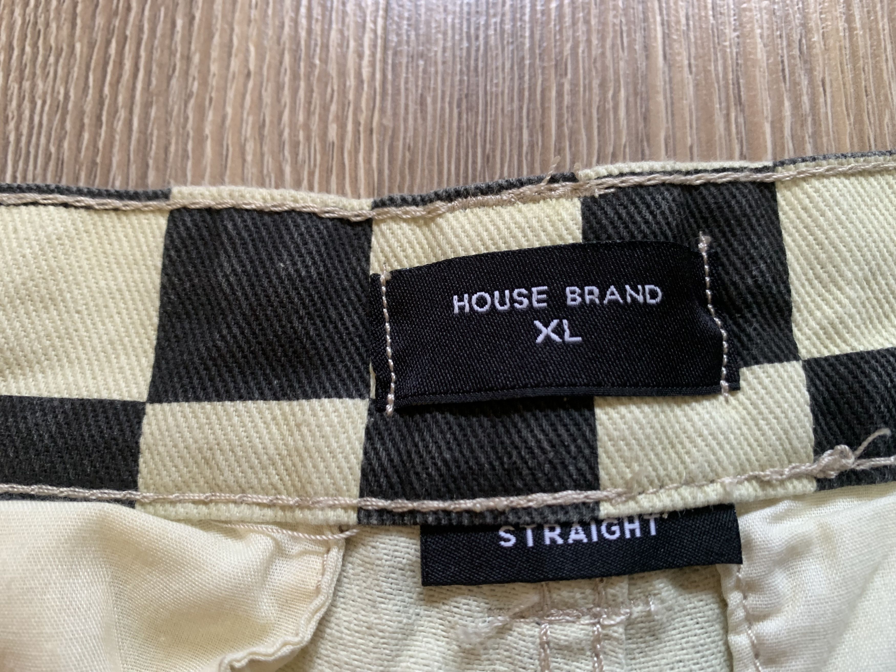 Other House Brand Checkered Black & White Pants Jeans Size US 36 / EU 52 - 9 Thumbnail