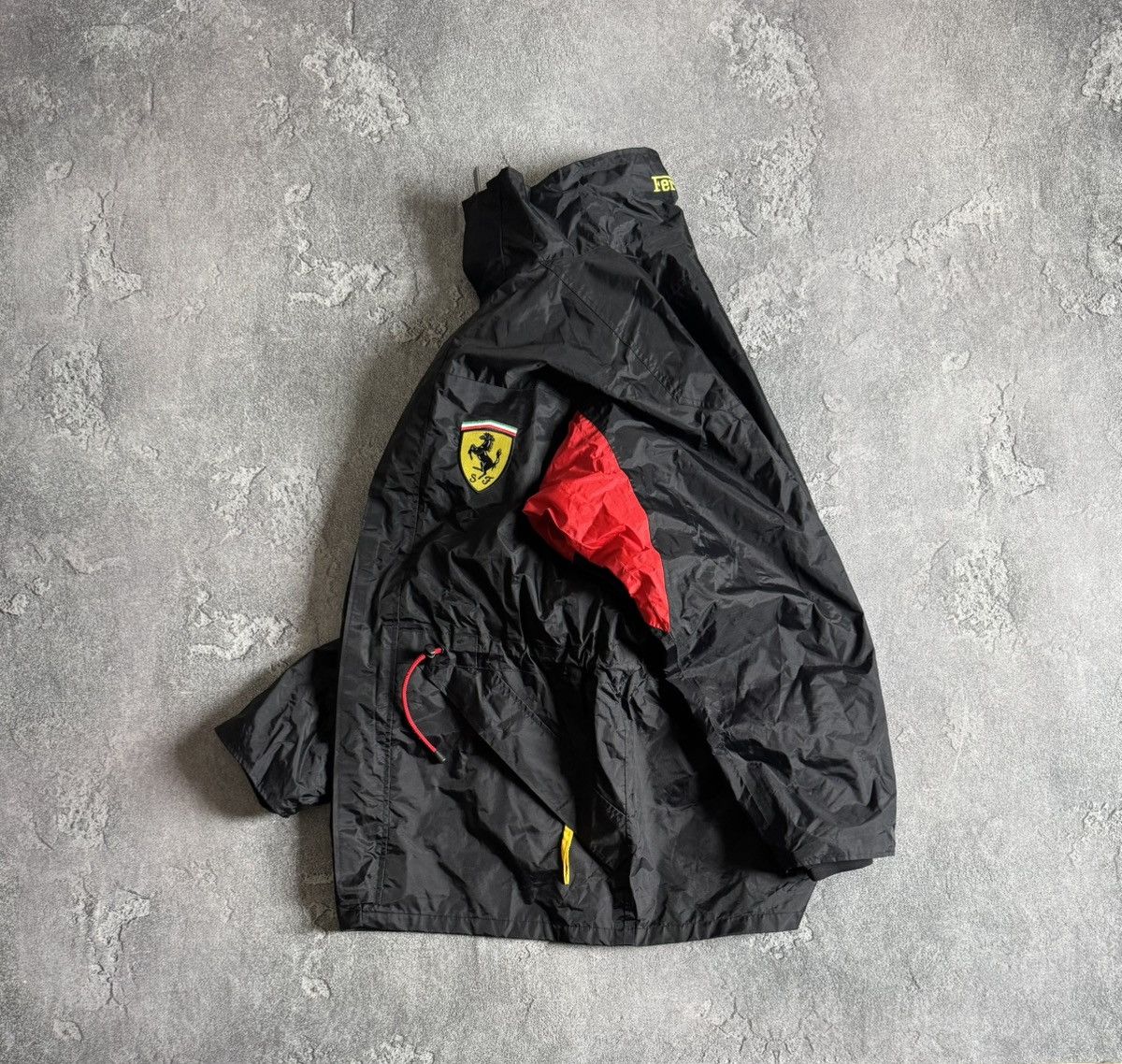 Vintage Ferrari XL official jacket zip nylon coat parka bomber 90s Size US XL / EU 56 / 4 - 1 Thumbnail