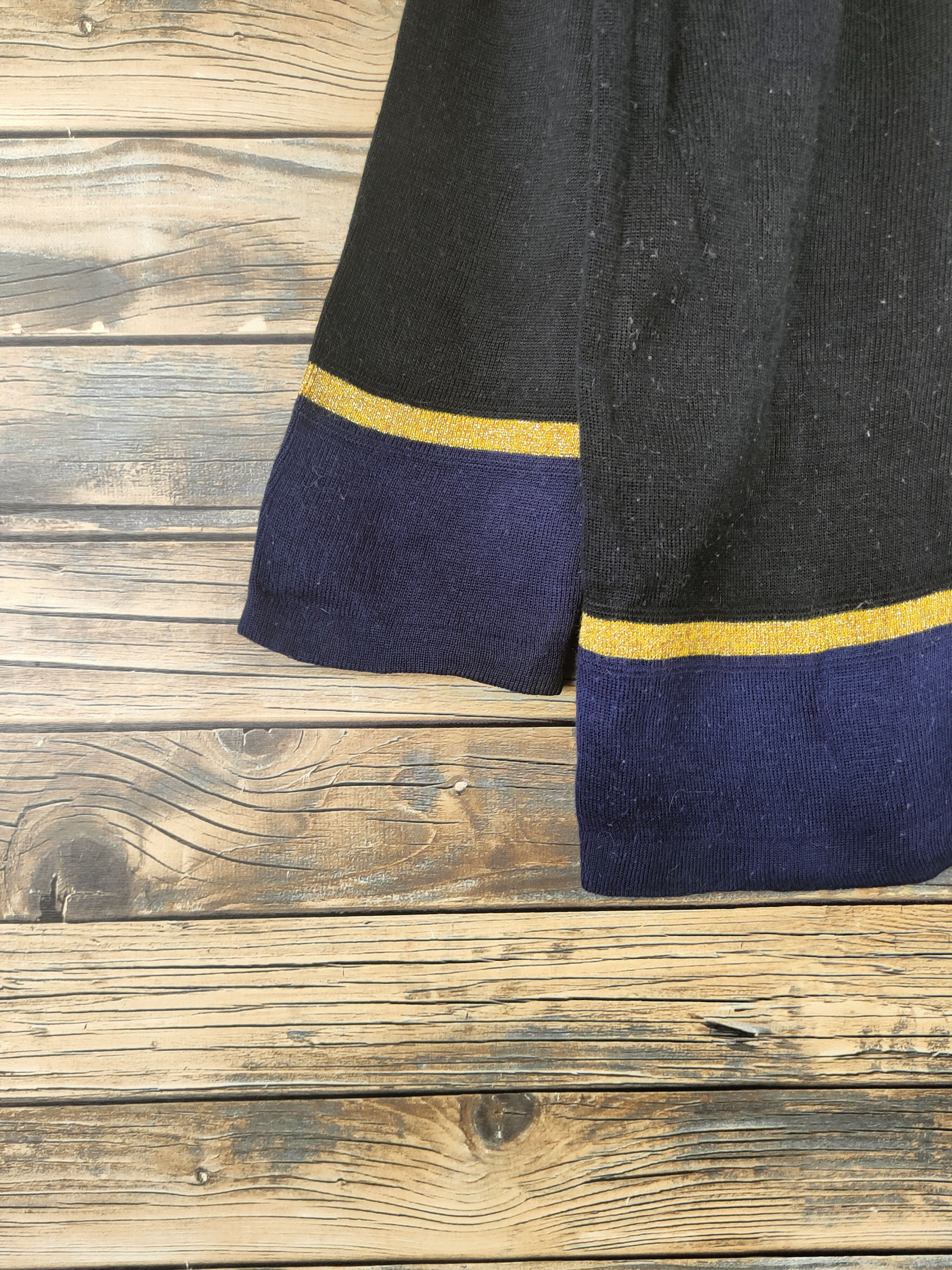Japanese Brand DL Japanese Brand Black Knitwear Sweatshirts #46-471 Size L / US 10 / IT 46 - 5 Thumbnail
