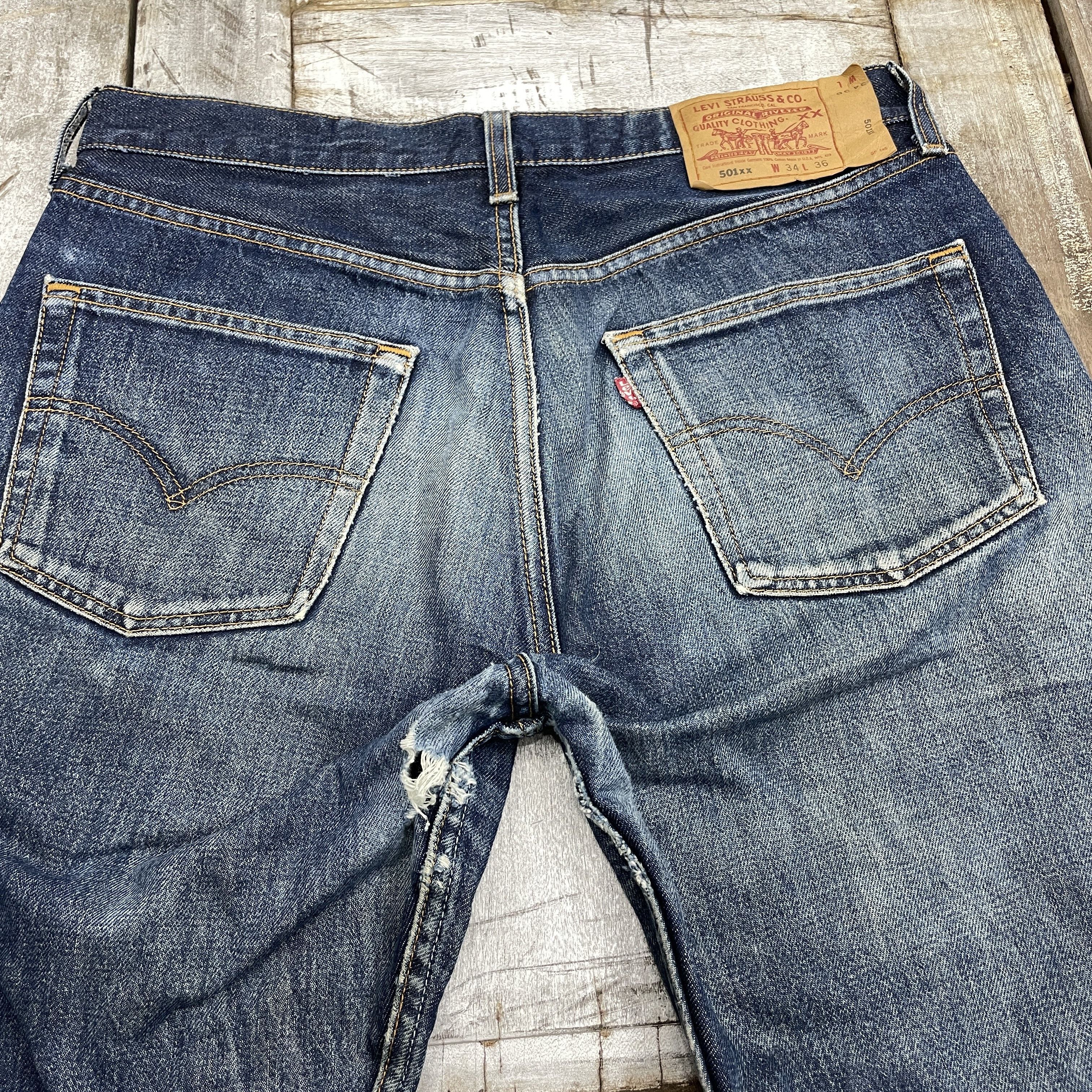 Levi's × Vintage Vintage Levis 501xx Short Pants-wc296 Size US 32 / EU 48 - 4 Thumbnail