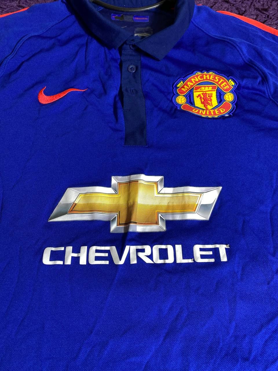 Nike Vintage Manchester United Nike soccer jersey Sz L Size US L / EU 52-54 / 3 - 19 Thumbnail