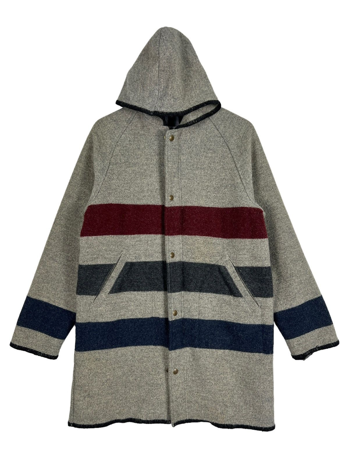 Woolrich Woolen Mills 🔥 VINTAGE WOOLRICH WOOL HOODIE JACKET Size US S / EU 44-46 / 1 - 3 Thumbnail