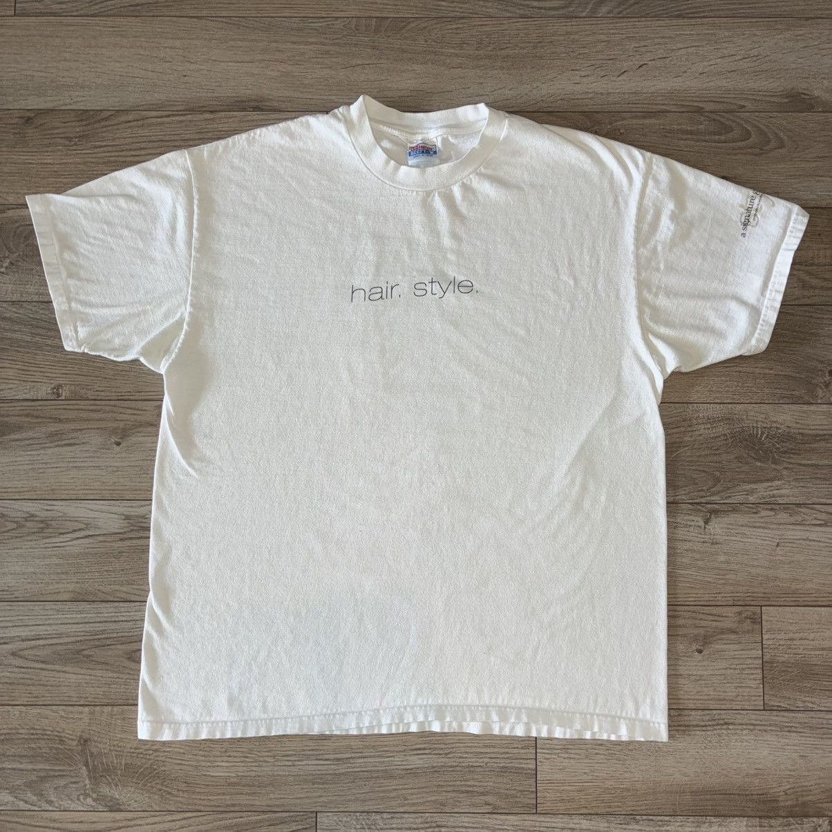 Hanes 1997 Hair style competition team Paul Mitchell tee shirt Size XL / US 12-14 / IT 48-50 - 1 Thumbnail