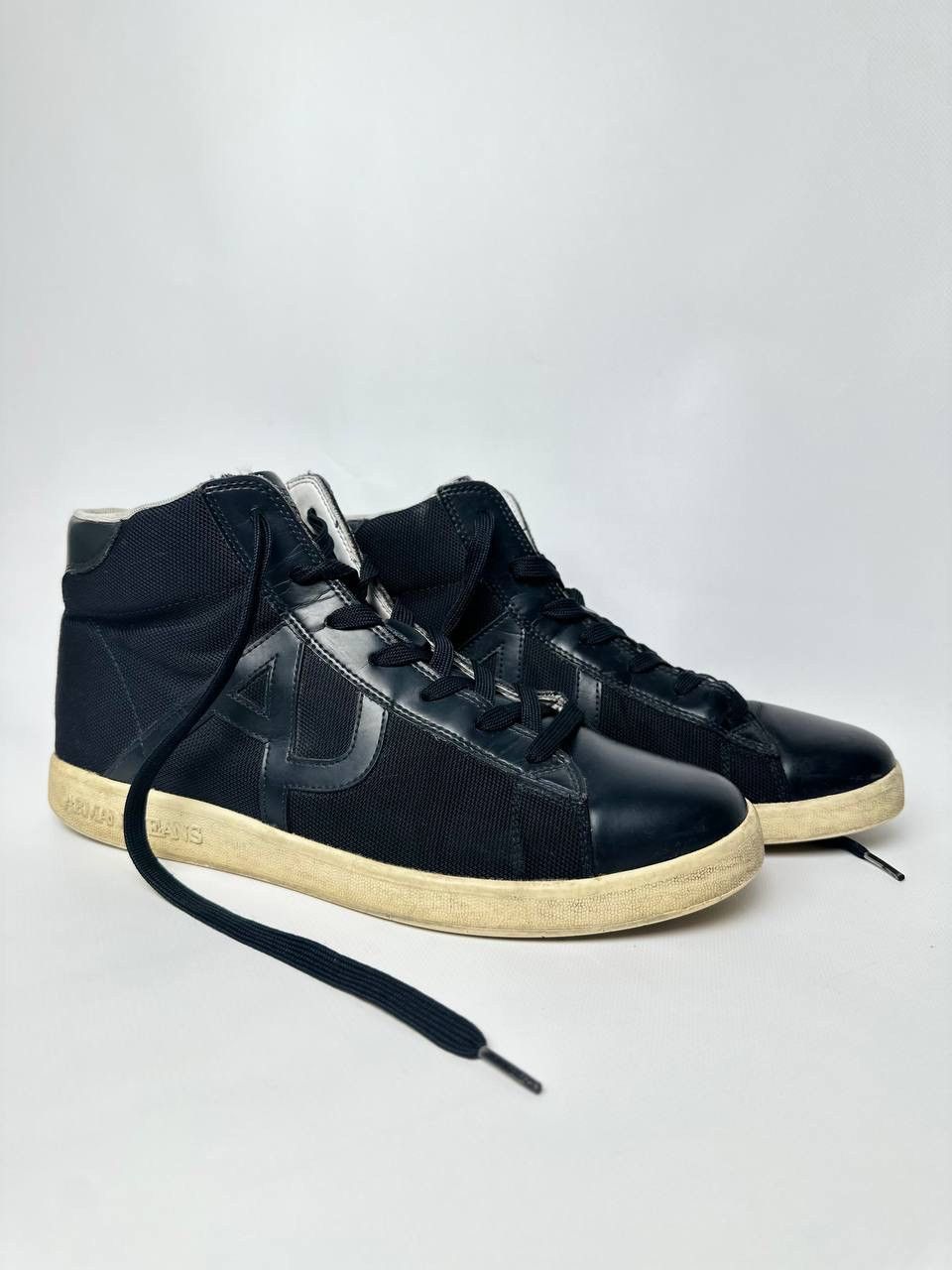 Armani Vintage Armani Jeans Avant Garde High Shoes AJ Size US 9.5 / EU 42-43 - 2 Thumbnail