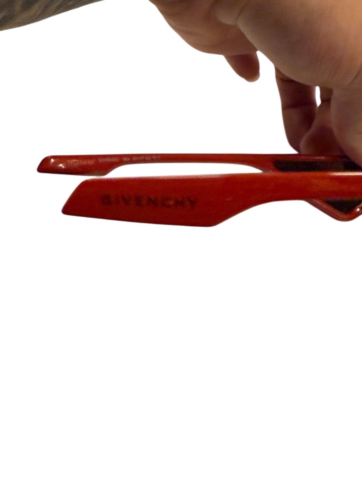 Givenchy Givenchy Giv Cut Sunglasses in Red Size ONE SIZE - 5 Thumbnail