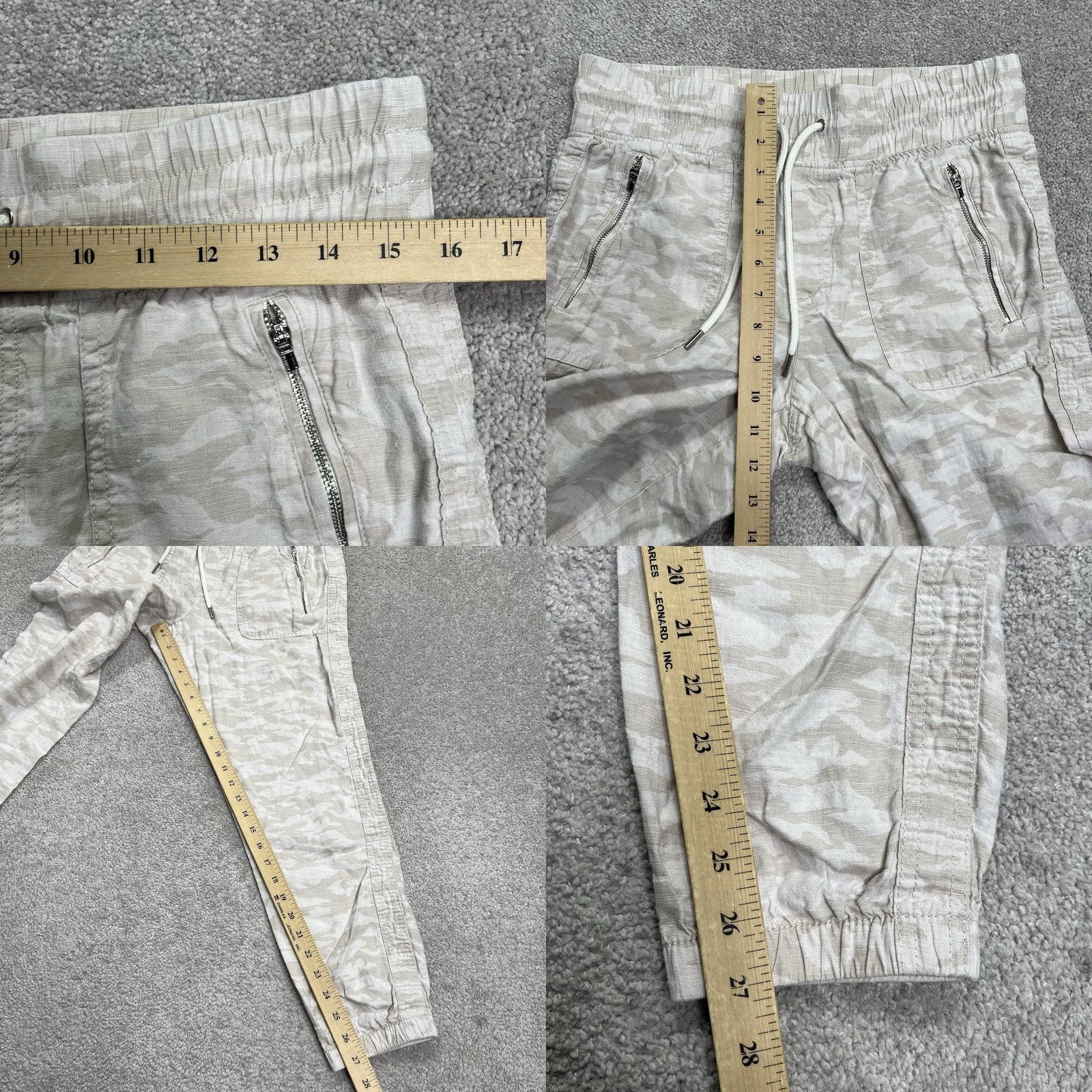 Athleta Athleta Cabo Tide Linen Joggers Pants Women’s 4 Beige Drawstring Lightweight 27” Inseam Casual, Athleisure, Beach Womens Size 28" / US 6 / IT 42 - 9 Thumbnail