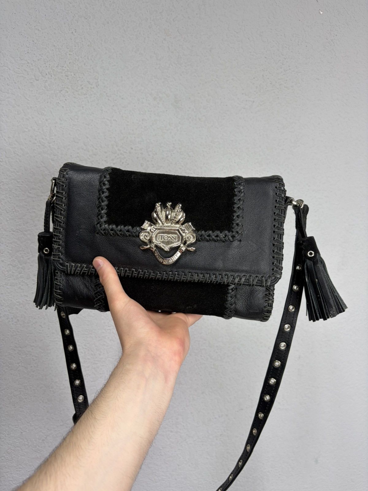If Six Was Nine KMRii Style Archive Leather Shoulder Bag Punk Boho Y2K Size ONE SIZE - 7 Thumbnail