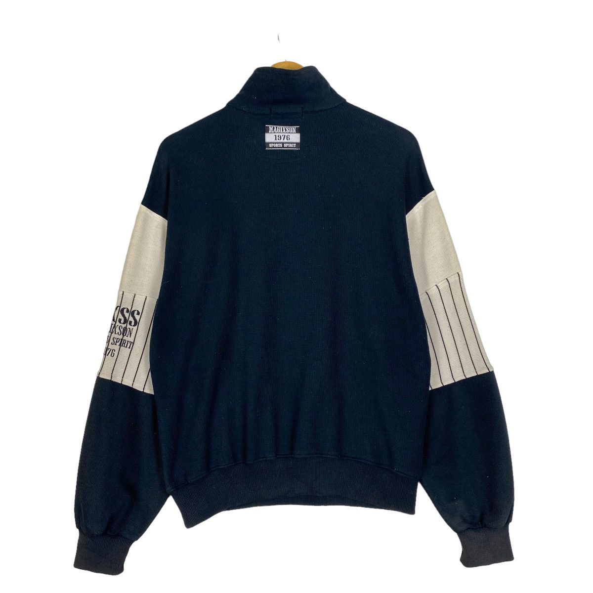 Japanese Brand Magixson Hockey Team Big Logo Halfzip Sweatshirt Size US M / EU 48-50 / 2 - 9 Thumbnail