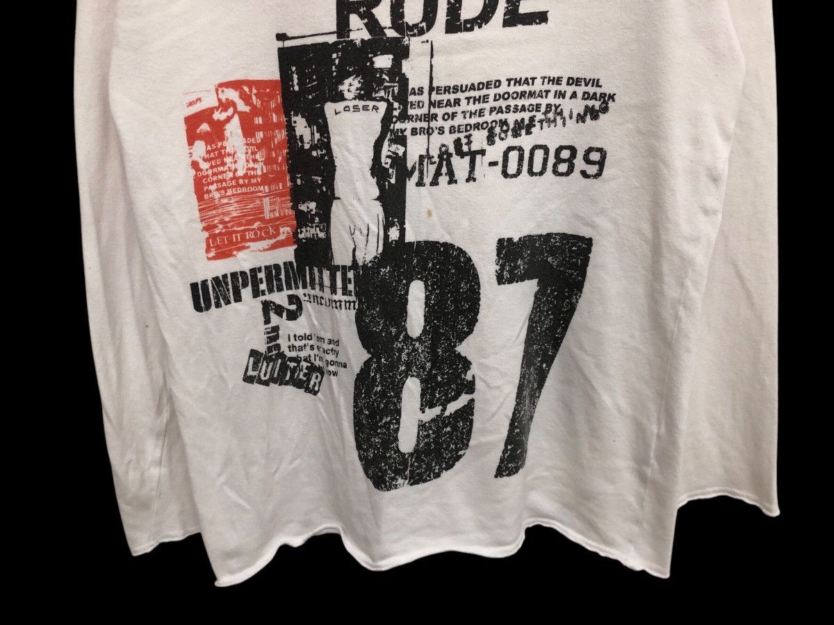 Japanese Brand × Vintage ⚡️UNITE RUDE PUNK GOTHIC EMO GRUNGE GRAPHICAL END ROUGH CUT Size US XL / EU 56 / 4 - 4 Thumbnail