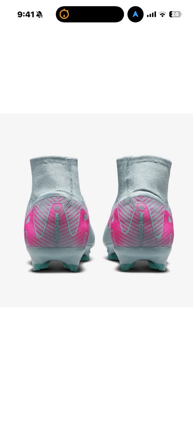Nike Nike Zoom Superfly 10 Pro FG Ocean Cube PinkBlast Cleat Size US 11 / EU 44 - 14 Thumbnail
