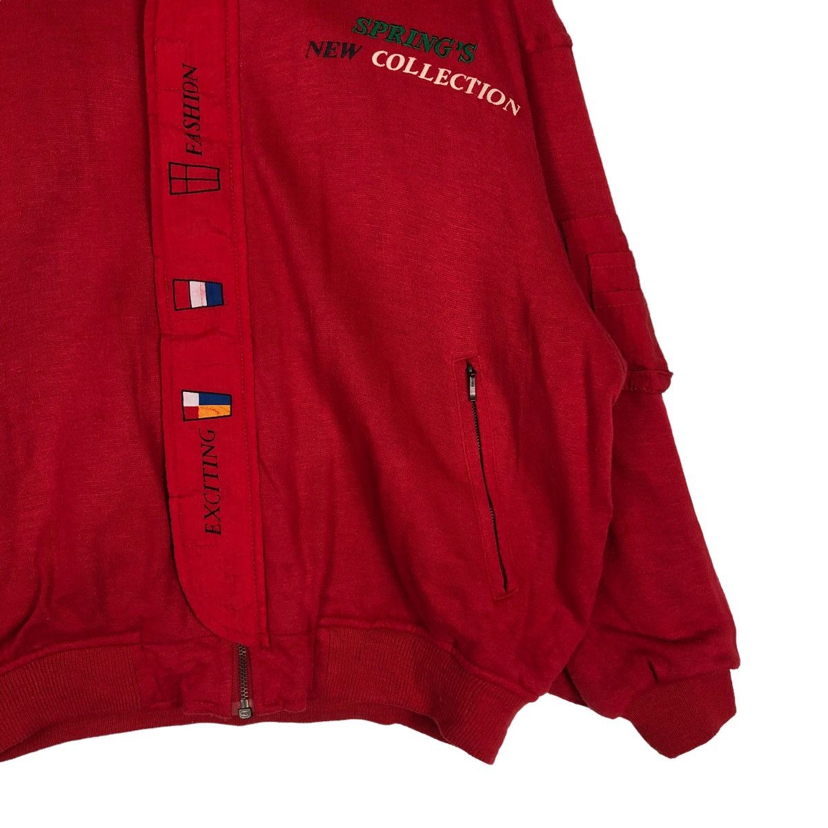 Hysteric Glamour 🔥Vintage Bomber Jacket Wool Biesseci Maglierio Japan Made Size US M / EU 48-50 / 2 - 8 Thumbnail