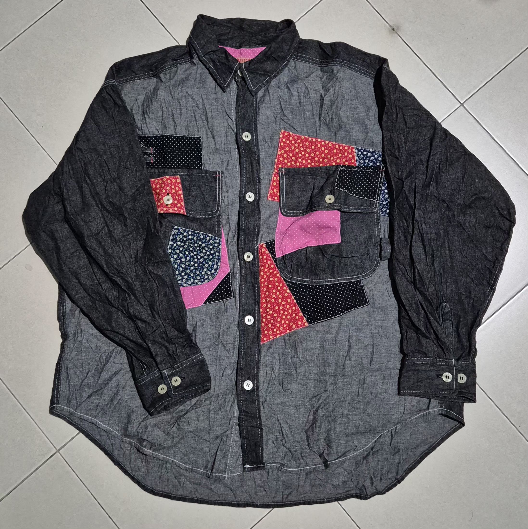 Other Japanese Avant Garde Patchwork shirt Size US XXL / EU 58 / 5 - 1 Thumbnail