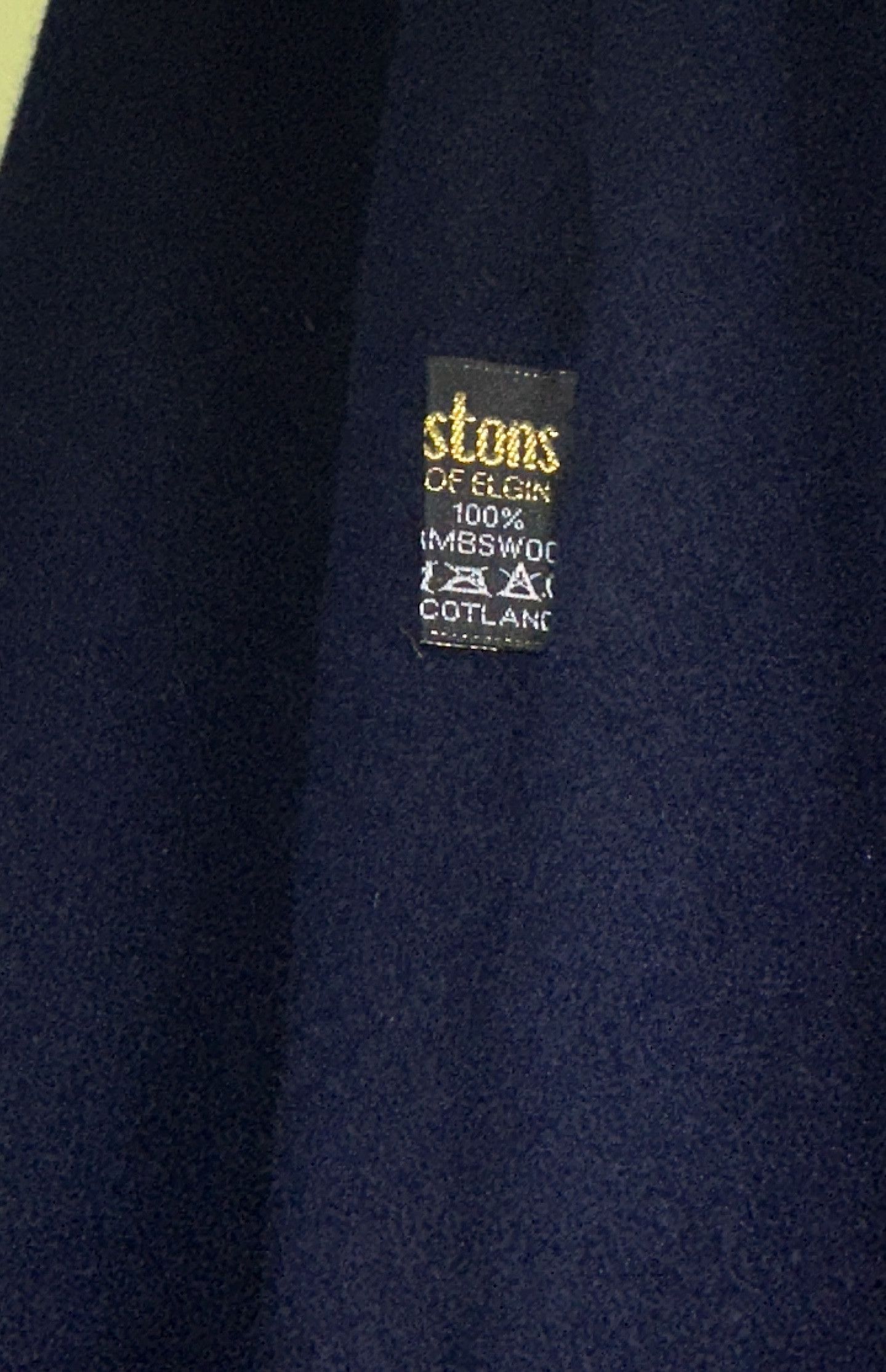 Johnstons Of Elgin Lambswool Navy Blue Cape Poncho Size ONE SIZE - 5 Thumbnail