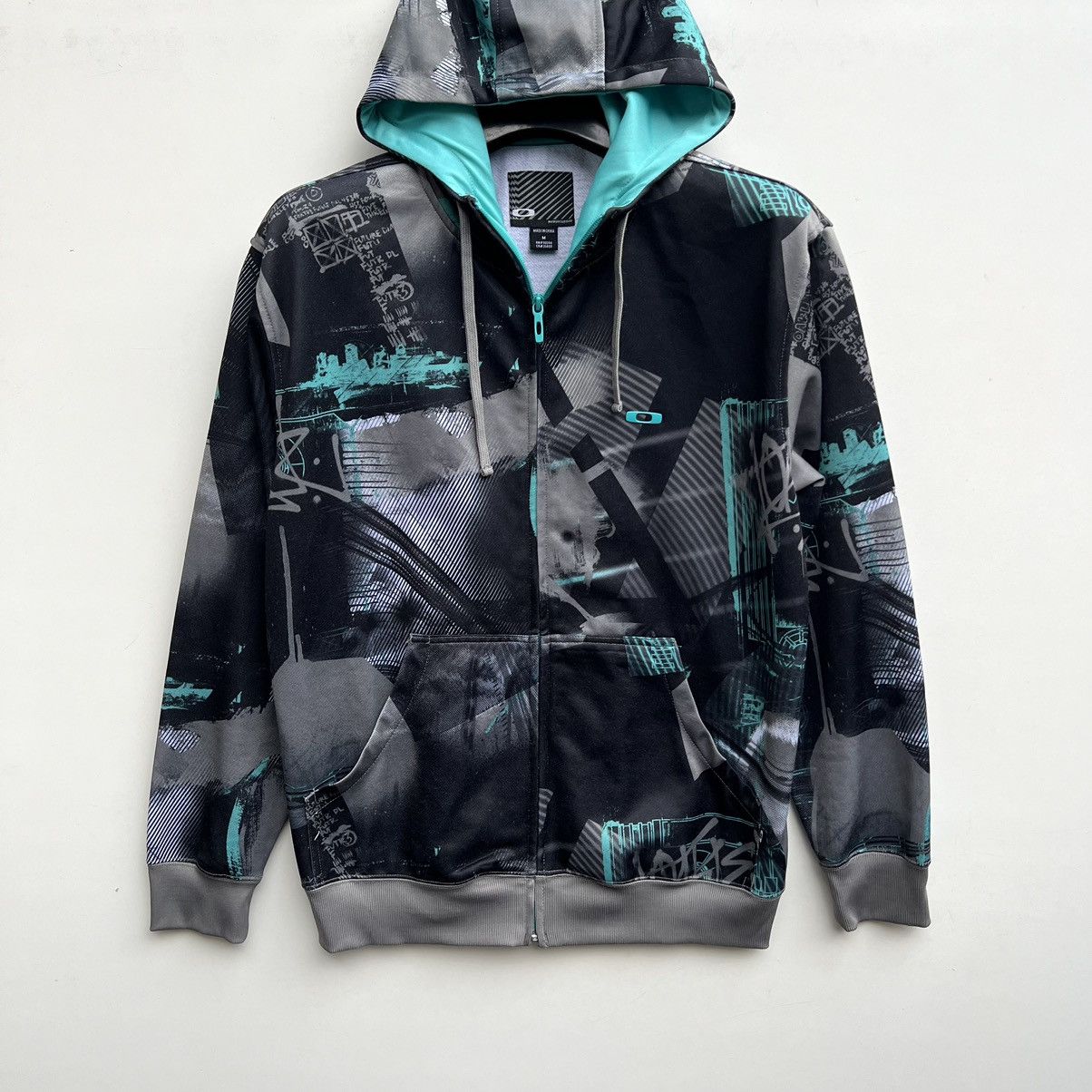 Oakley Oakley Multicolor All Over Print Snowboard Ski Zip Hoodie Size US M / EU 48-50 / 2 - 1 Thumbnail