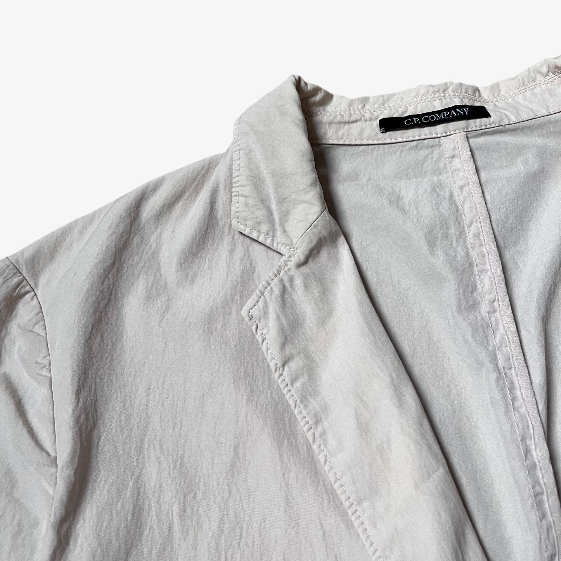 C.P. Company Vintage Y2K Men's CP Company Cream Blazer Size 38R - 8 Thumbnail