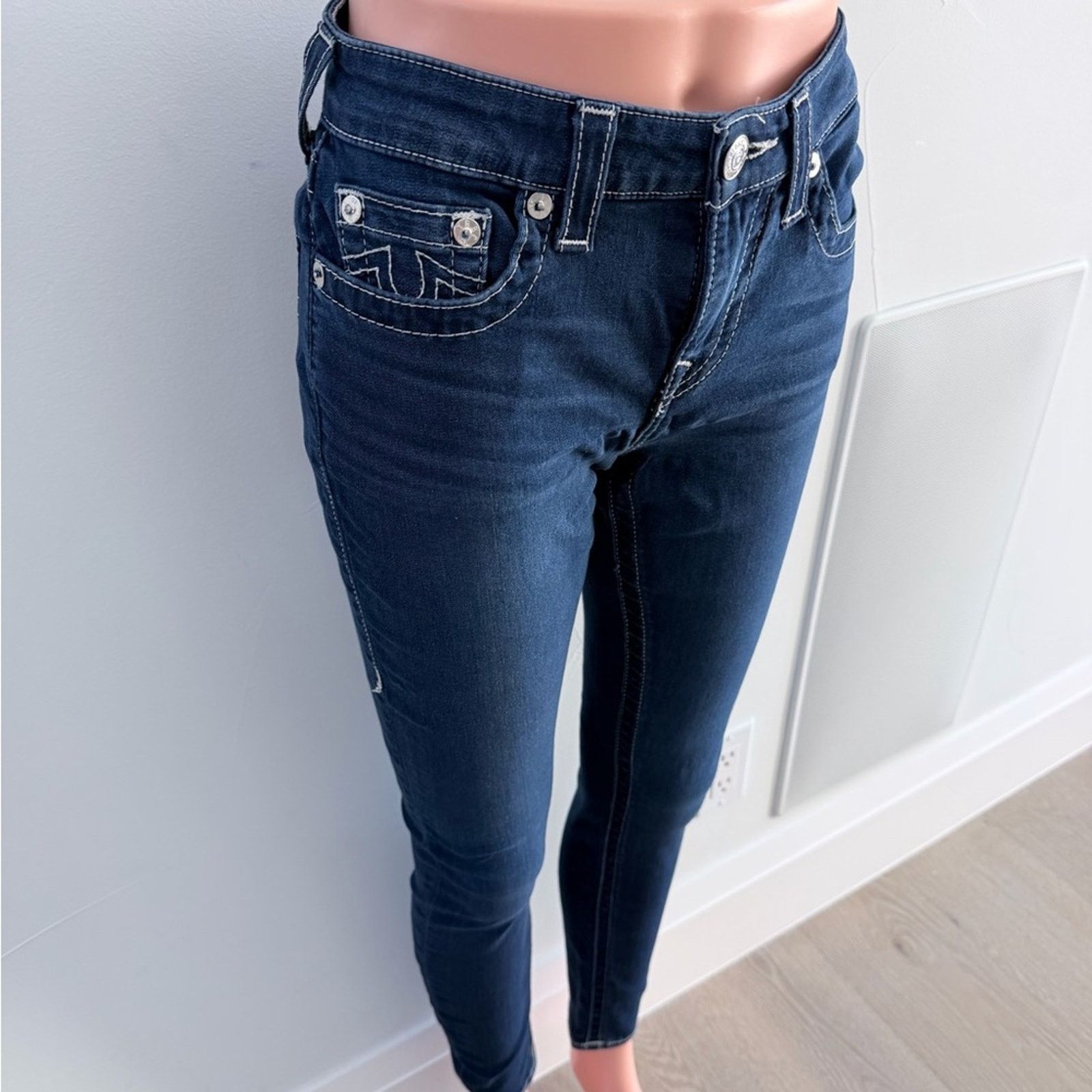 True Religion True Religion Halle Super T Skinny Fit Stretch Jeans.Size 26 Size 26" / US 2 / IT 38 - 9 Thumbnail