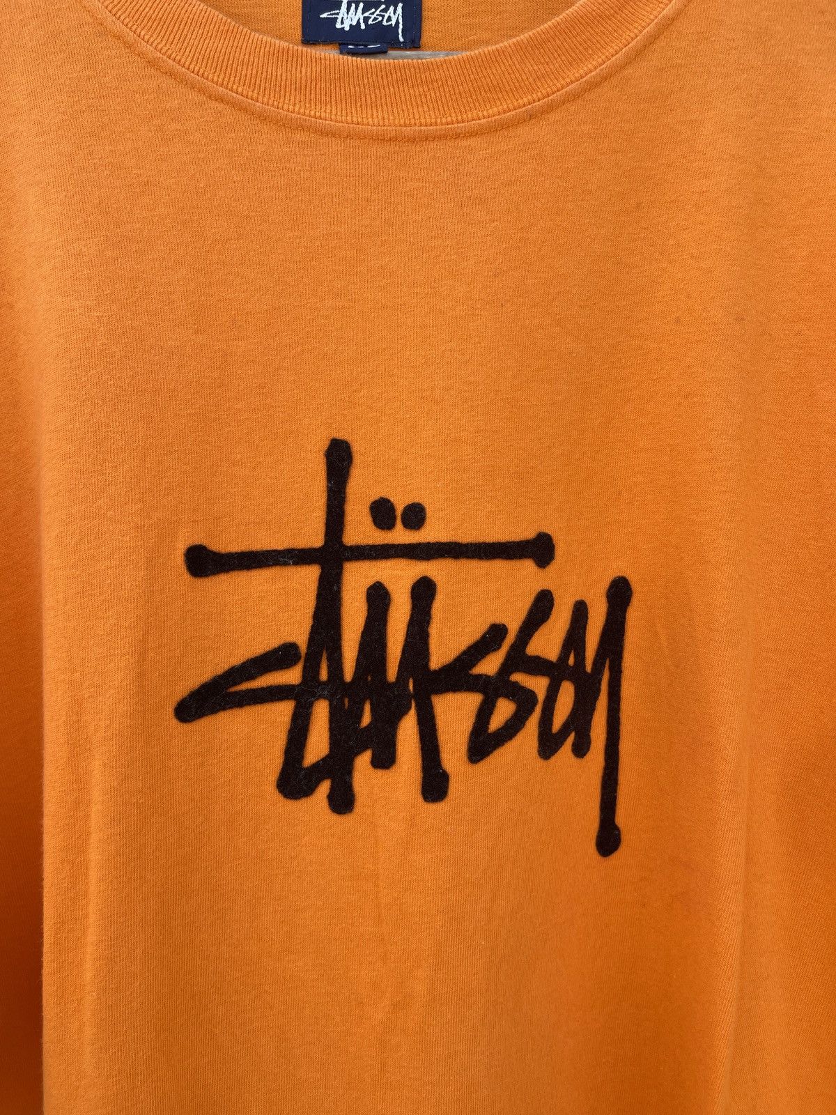 Stussy Vintage 90s🔥Stussy🔥Big Logo Raglan Long Sleeve Tee HipHop Size US XL / EU 56 / 4 - 4 Thumbnail