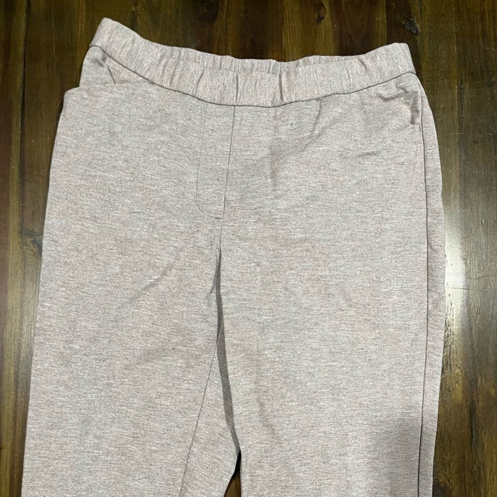 Vintage J. Jill Essential Ponte Slim-Leg Pants Heathered Grey Sz S Size 23" - 4 Thumbnail