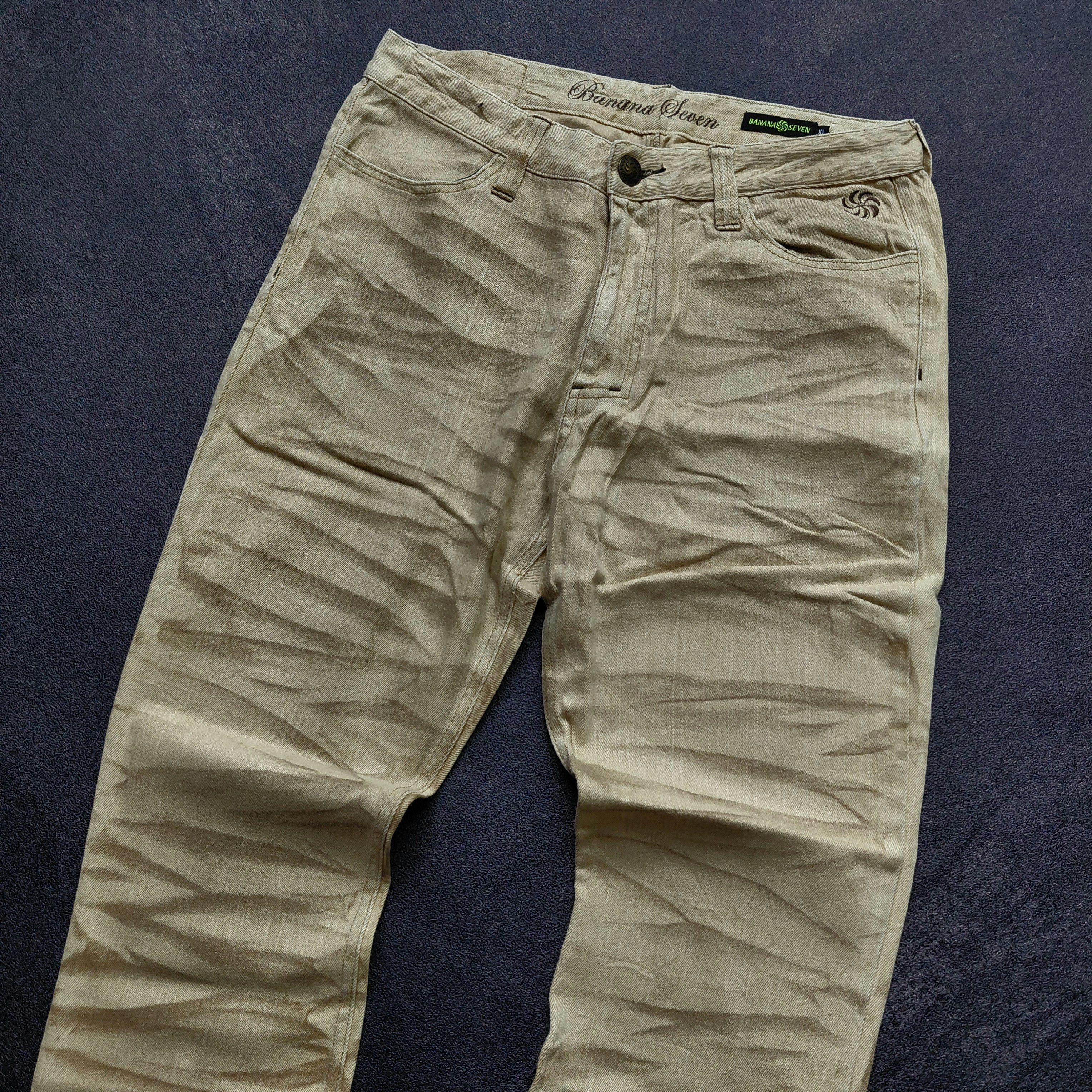 Japanese Brand Y2k Vintage Banana Seven Acid Wash Pants Size US 35 - 3 Thumbnail