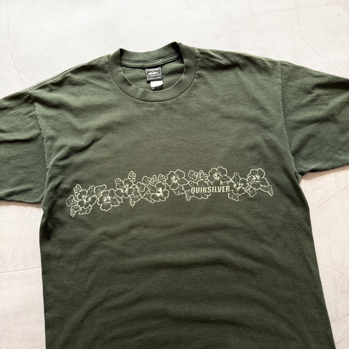 Quiksilver Vintage Quicksilver Big Logo Billabong Vibe T-shirt Tee Surf Size US M / EU 48-50 / 2 - 2 Thumbnail