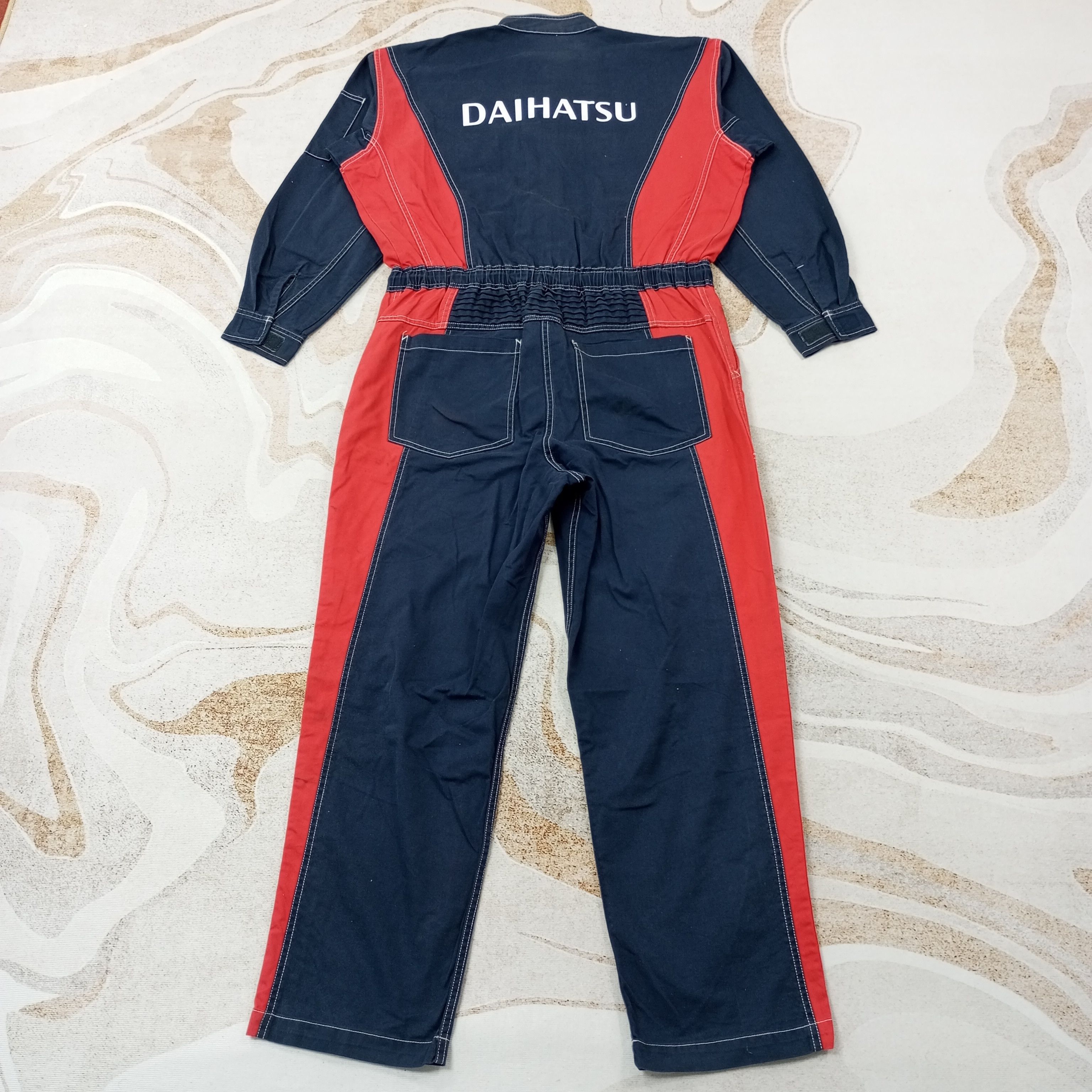 Vintage Daihatsu Japanese Motorsports Coverall Jacket c232n4 Size US L / EU 52-54 / 3 - 1 Thumbnail