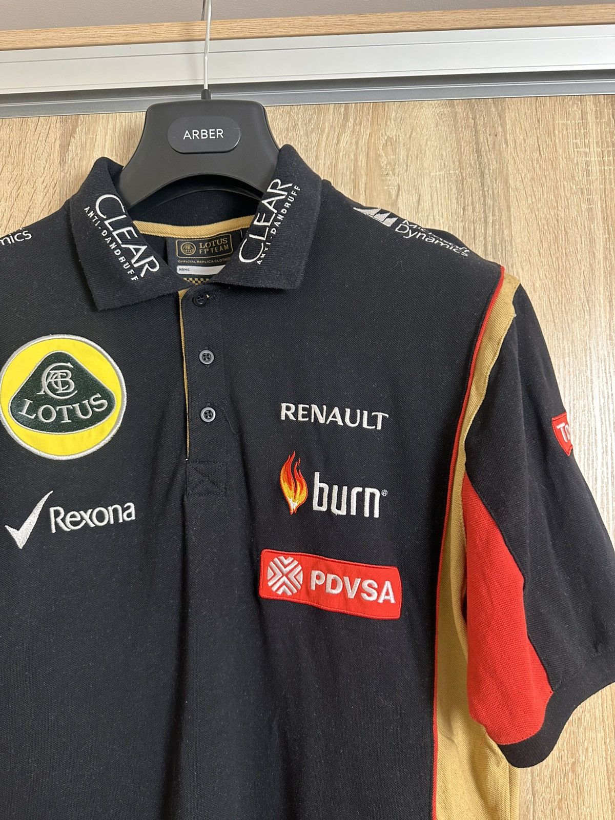 Polo Ralph Lauren 🔥 Lotus Renault F1 Team Polo T Shirt Chief Keef Ralph Lauren Size US L / EU 52-54 / 3 - 6 Thumbnail