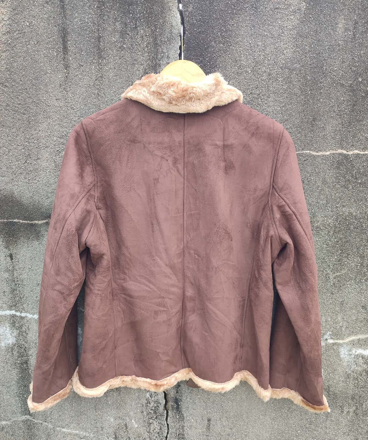 Designer × Japanese Brand Vintage First Bell Faux Shearling Zip Jacket (Japan) Size US M / EU 48-50 / 2 - 6 Thumbnail
