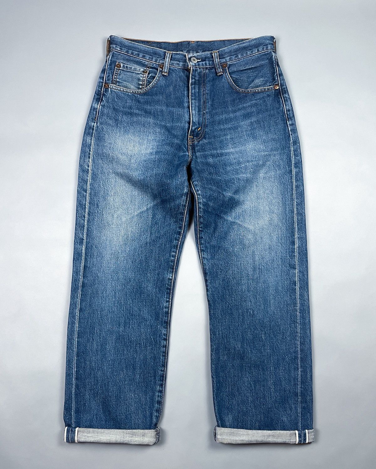Levi's Vintage Levi’s 502 Big E Japan Selvedge Denim Pants Size 30 Size US 30 / EU 46 - 2 Thumbnail