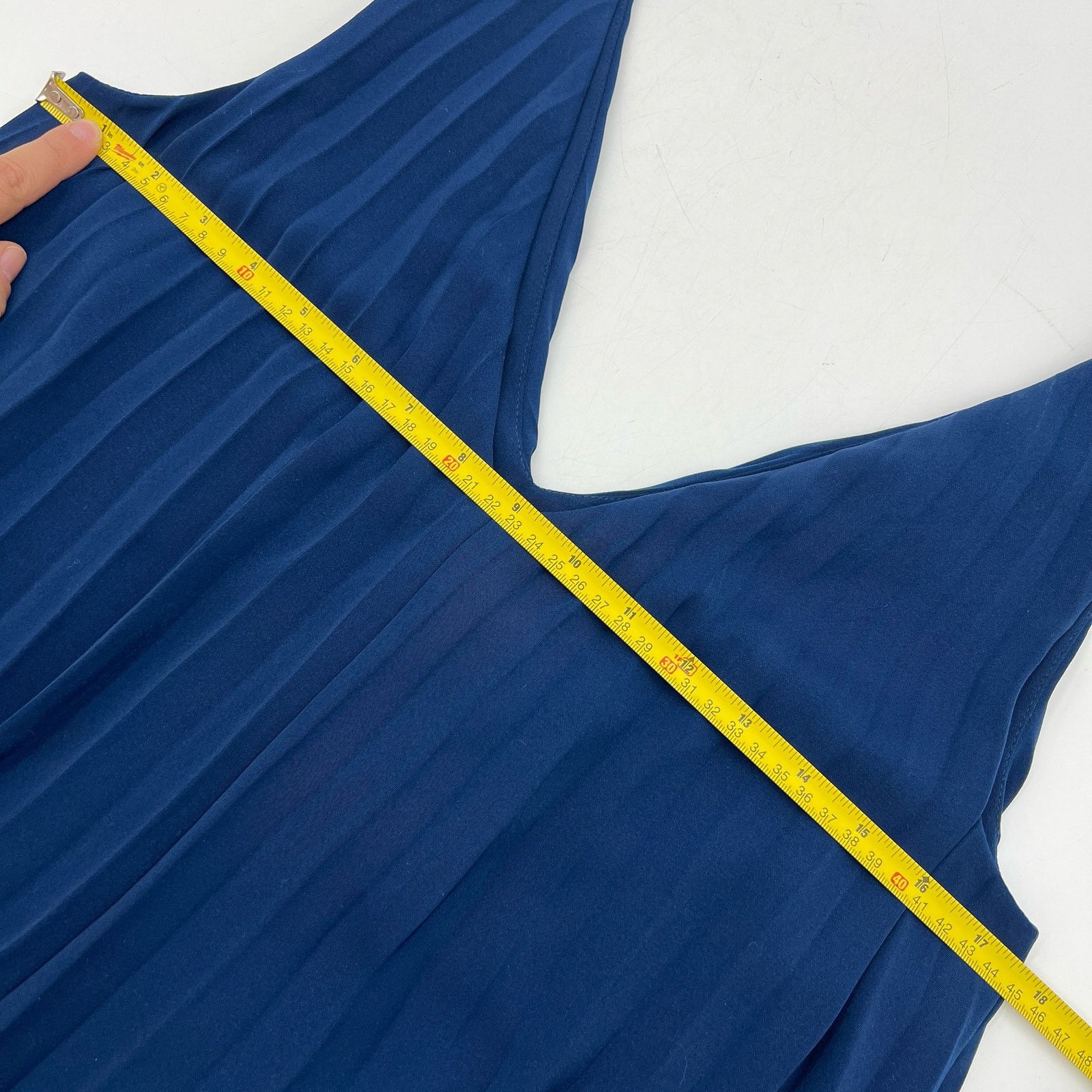Samsoe Samsoe Samsoe Samsoe Annico Dress Pleated Maxi Blue Size S / US 4 / IT 40 - 5 Thumbnail