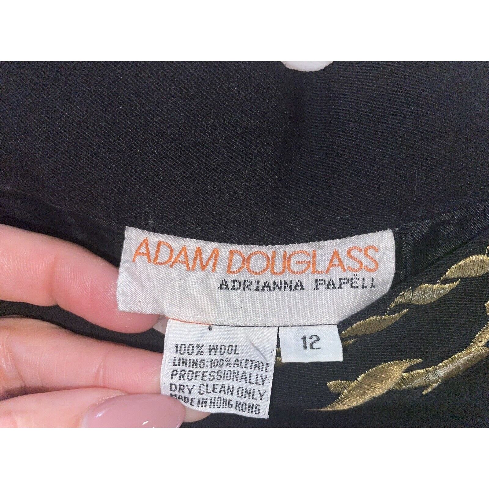 Adrianna Papell Adam Douglas X Adrianna Papell Trousers Gold Dolphins Size 34" / US 12 / IT 48 - 5 Thumbnail