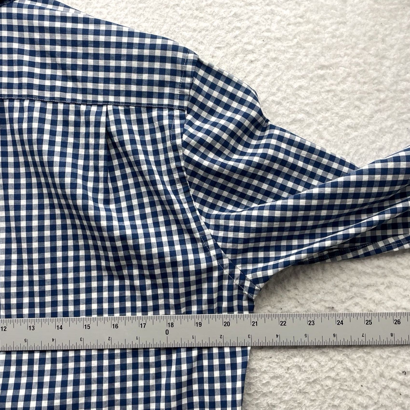 Southern Tide Southern Tide Shirt Mens Small Classic Fit Blue White Gingham Check Plaid Preppy Button-Up Size US S / EU 44-46 / 1 - 7 Thumbnail