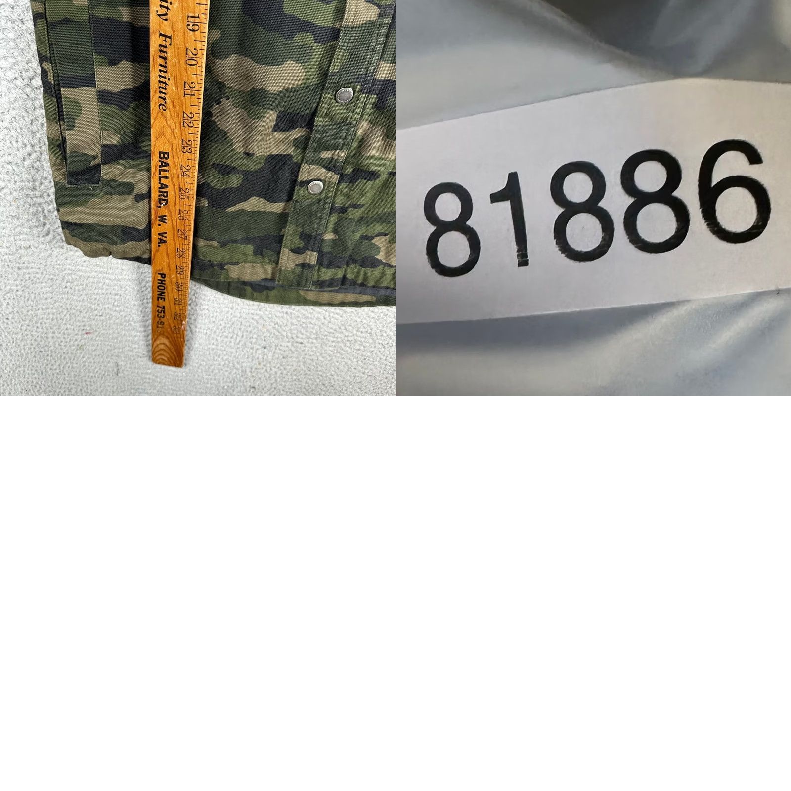 Duluth Trading Company Duluth Trading Co Shirt Shacket Mens Medium Green Camo Pocket Military Jacket Size US M / EU 48-50 / 2 - 8 Thumbnail