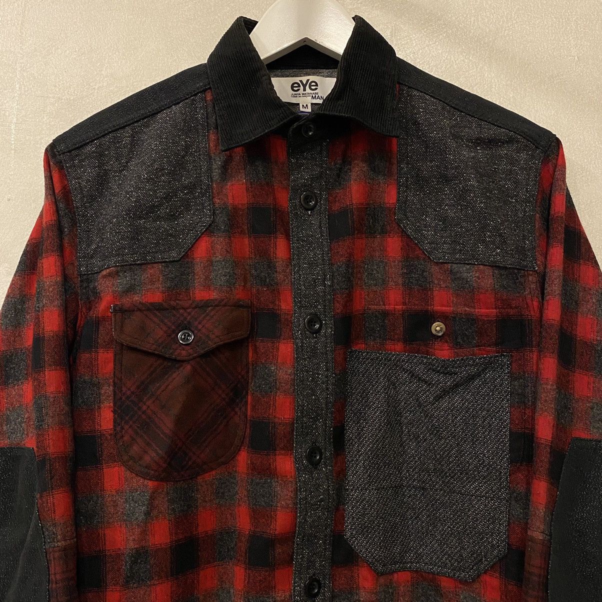 Junya Watanabe Junya Watanabe Eye CDG Man x Pendleton Wool Patchwork Shirt Size US M / EU 48-50 / 2 - 3 Thumbnail