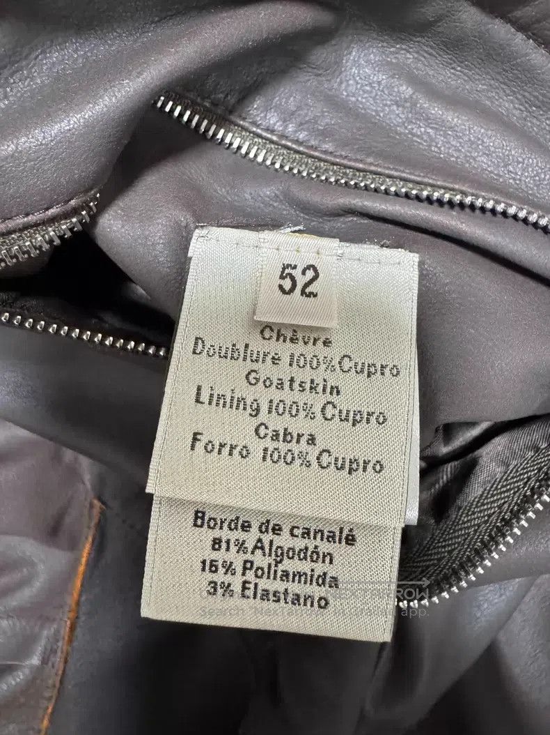 Hermes Hermes Goat and Suede Leather Jacket, Wearable Both Sides Size US L / EU 52-54 / 3 - 4 Thumbnail