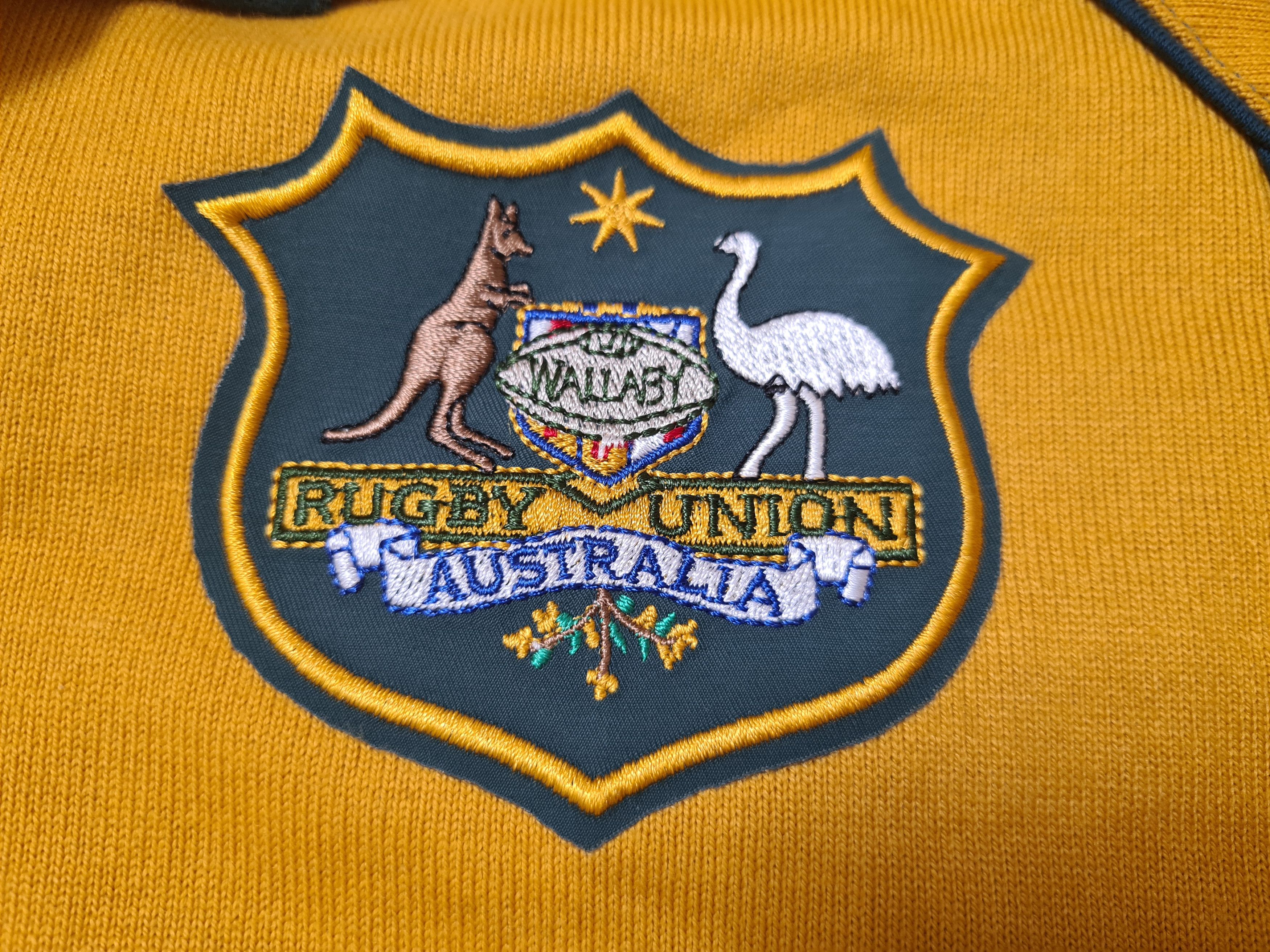 All Sport AUSTRALIA RUGBY JERSEY 2000 WORLD CUP UNION RUGBY JERSEY Size US M / EU 48-50 / 2 - 4 Thumbnail