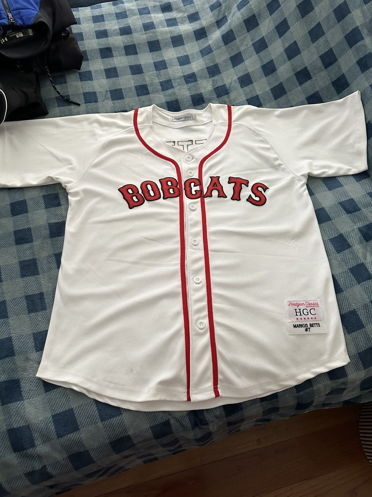 Mookie Betts 7 John Overton High School Bobcats White Baseball Jersey 2 —  BORIZ
