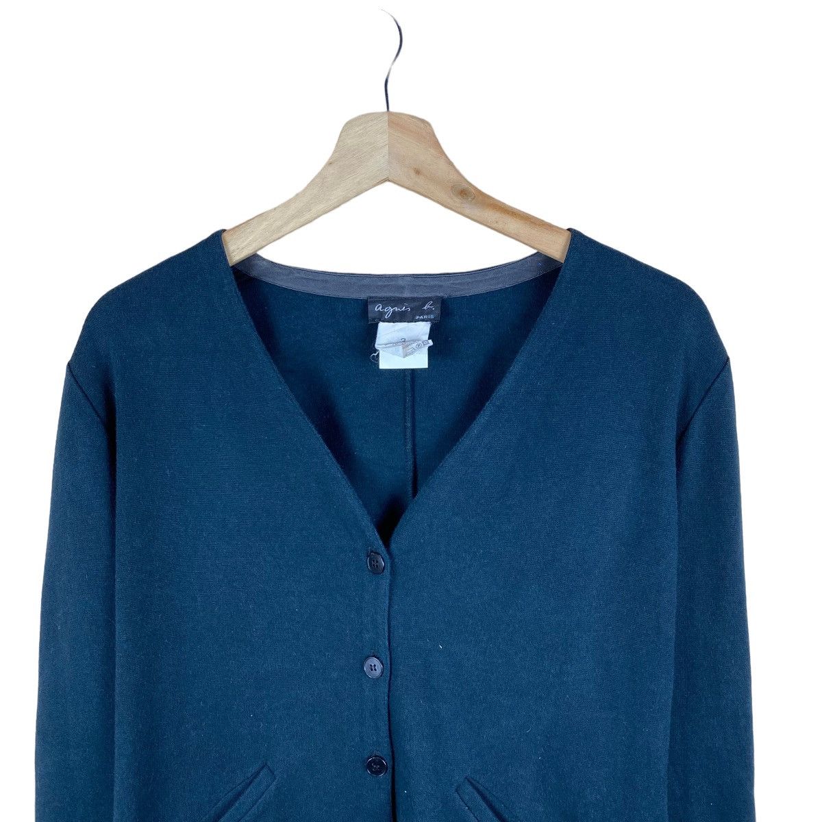 agnes b. VINTAGE MADE IN FRANCE AGNES B. BUTTON UP CARDIGAN Size XXS / US 00 / IT 34 - 2 Thumbnail