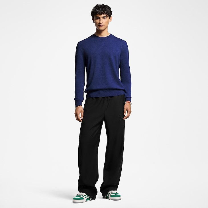 Louis Vuitton LV Embossed Cashmere Crewneck Size US XL / EU 56 / 4 - 1 Thumbnail