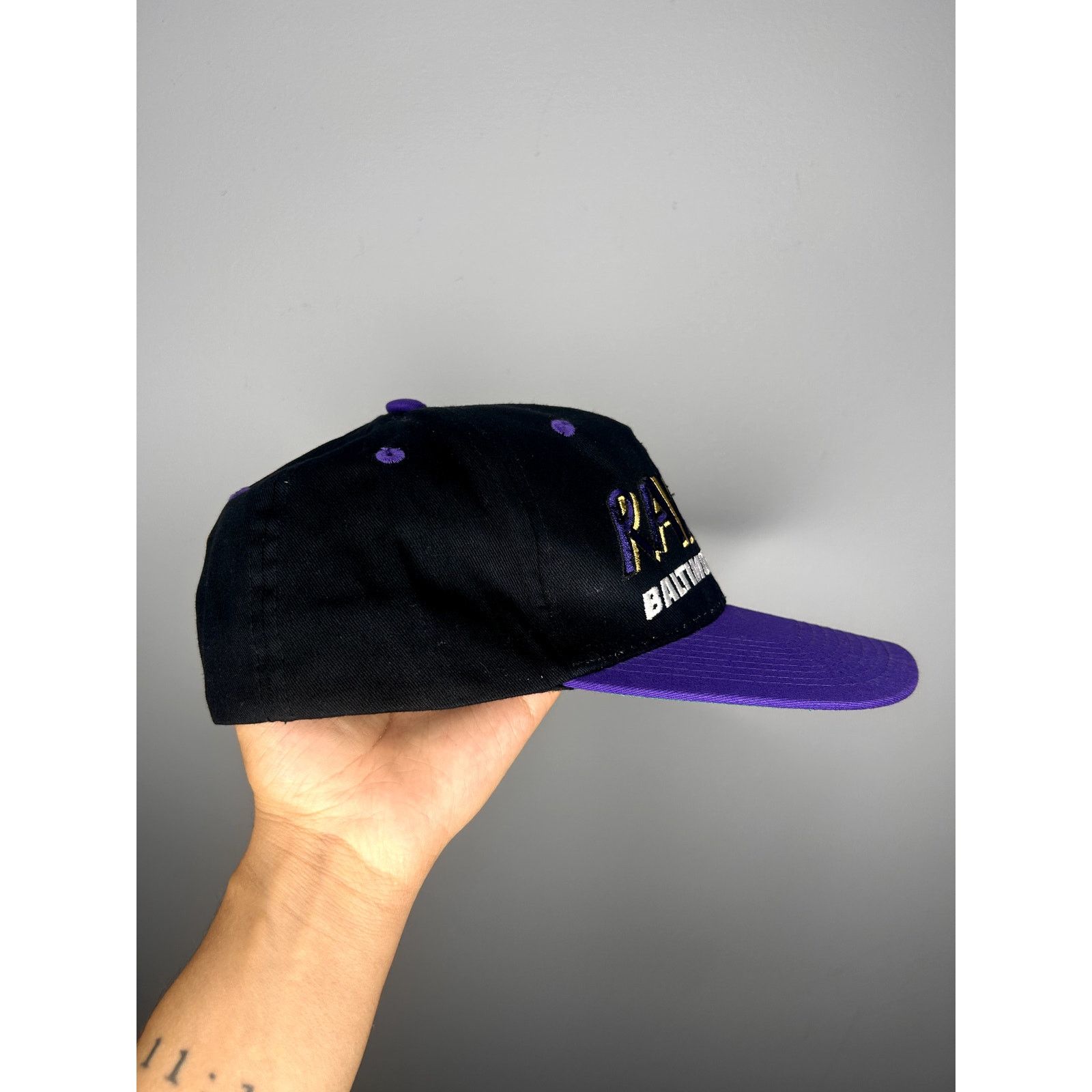 NFL × Vintage Vintage Baltimore Ravens NFL Snapback Hat Size ONE SIZE - 3 Thumbnail