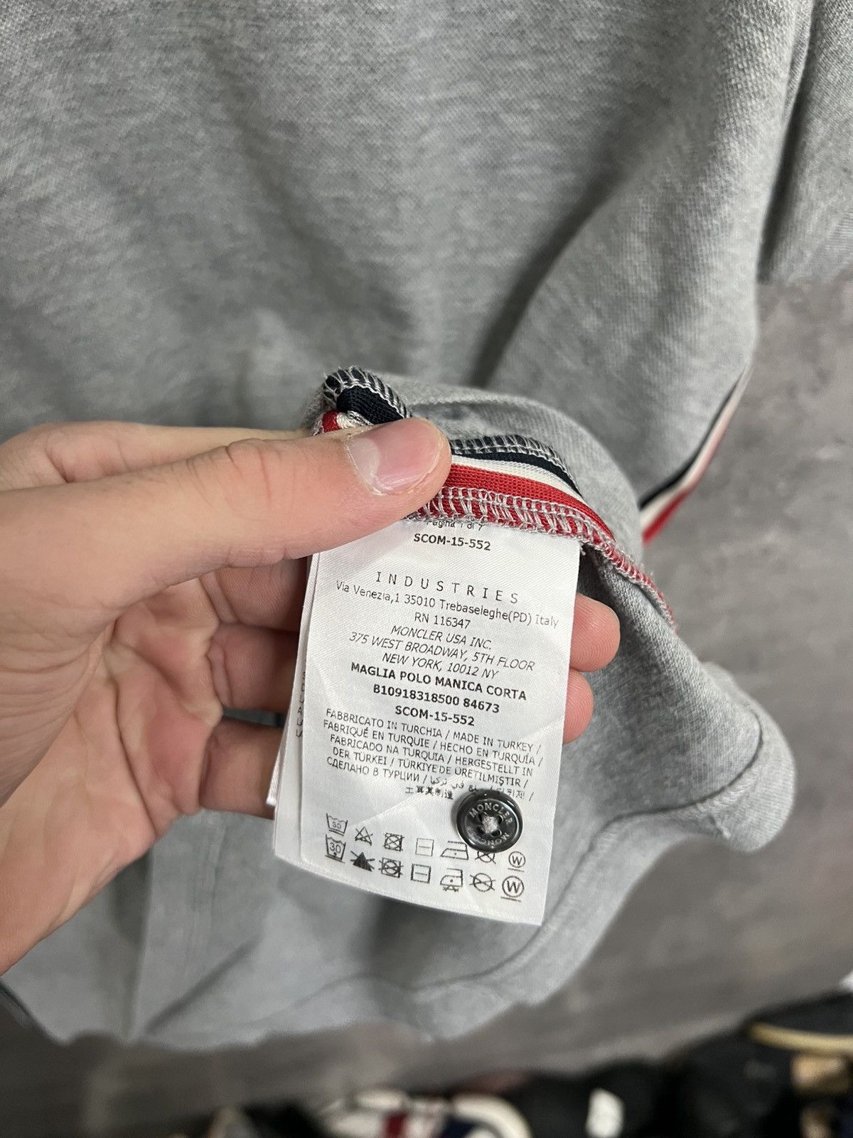 Moncler Moncler Polo Tee Size XL Size US L / EU 52-54 / 3 - 6 Thumbnail
