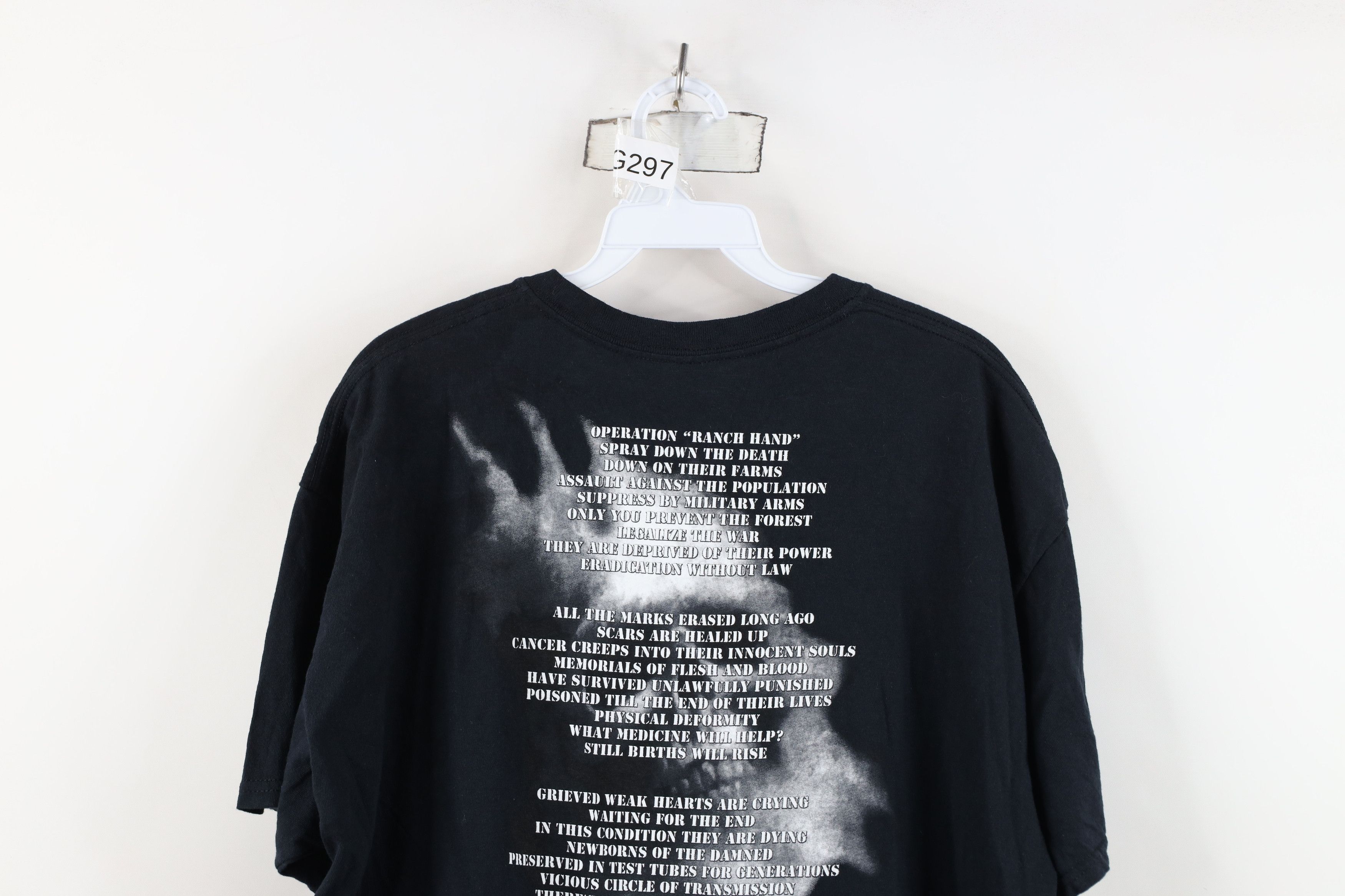 Vintage Retro Y2K Spell Agent Orange Sodom Band Short Sleeve T-Shirt Size US XL / EU 56 / 4 - 15 Thumbnail