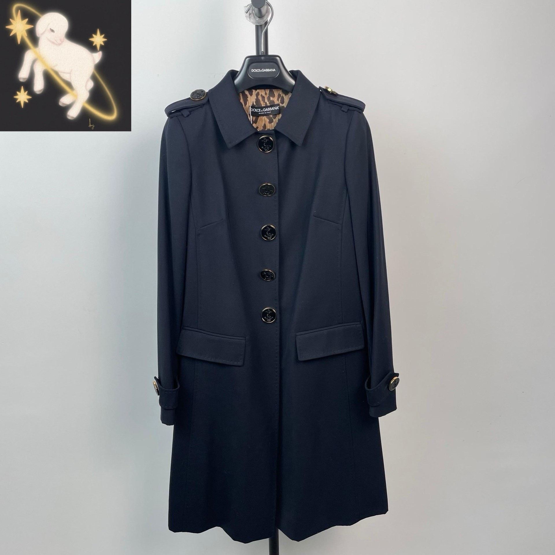Chanel Chanel Black Coat 38 Women Size S / US 4 / IT 40 - 1 Thumbnail