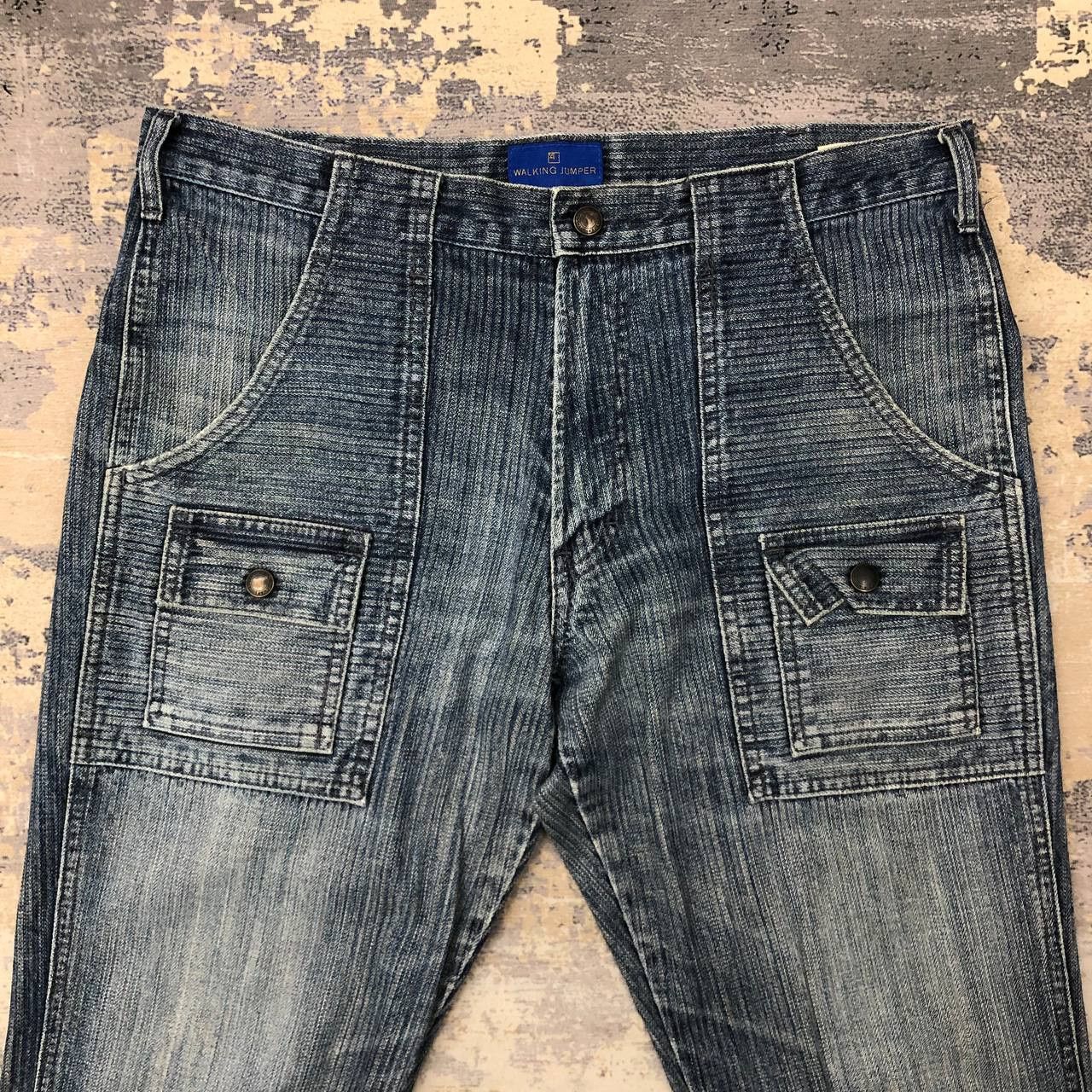 Japanese Brand P220 WALKING JUMPER BUSH PANT JEANS Size US 34 / EU 50 - 3 Thumbnail