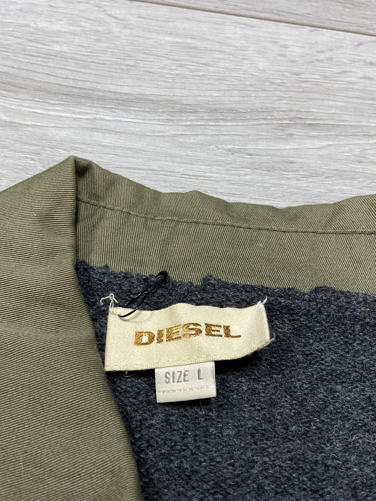 Diesel Diesel vintage wool knitted avantgarde sweater Size US L / EU 52-54 / 3 - 5 Thumbnail